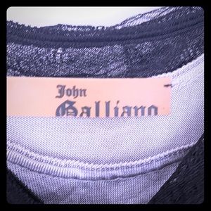 Sensational John Galliano cobweb dress